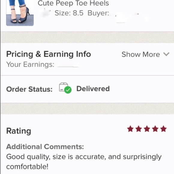 New Cute Peep Toe Heels - Picture 5 of 5